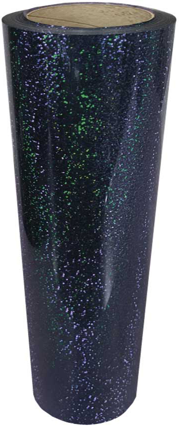 19IN Specialty Materials DecoSparkle Black - Specialty Materials DecoSparkle Holographic Polyester Heat Transfer Film